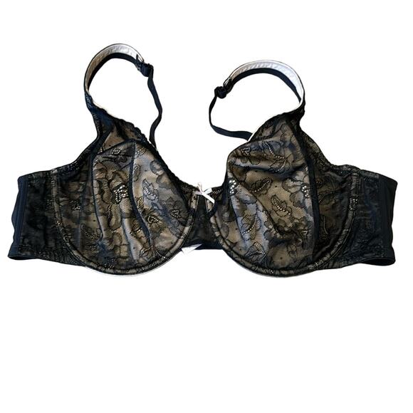 Cacique Modern Lace Full Coverage Bra Size 46C - Picture 2 of 9